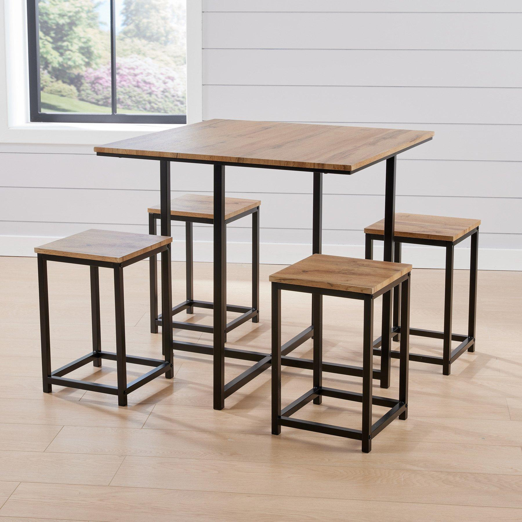 Paphos Table and Bar Stool Dining Set - image 1