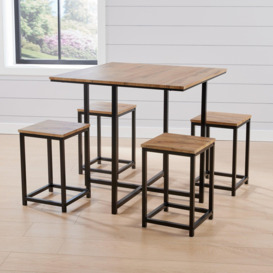 Paphos Table and Bar Stool Dining Set