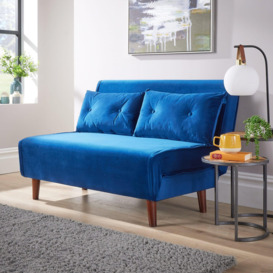 Morella Velvet 2 Seater Double Folding Sofa Bed