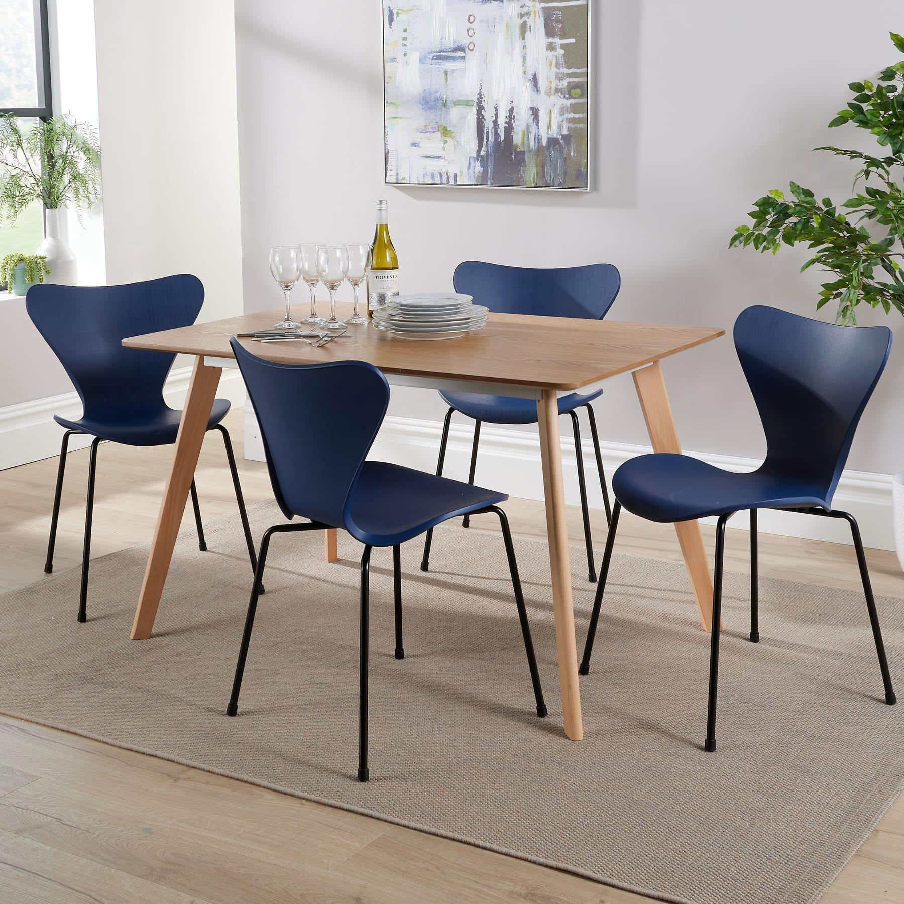 Rayna Table and 4 Penny Chairs Dining Sets - image 1