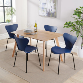 Rayna Table and 4 Penny Chairs Dining Sets - thumbnail 2