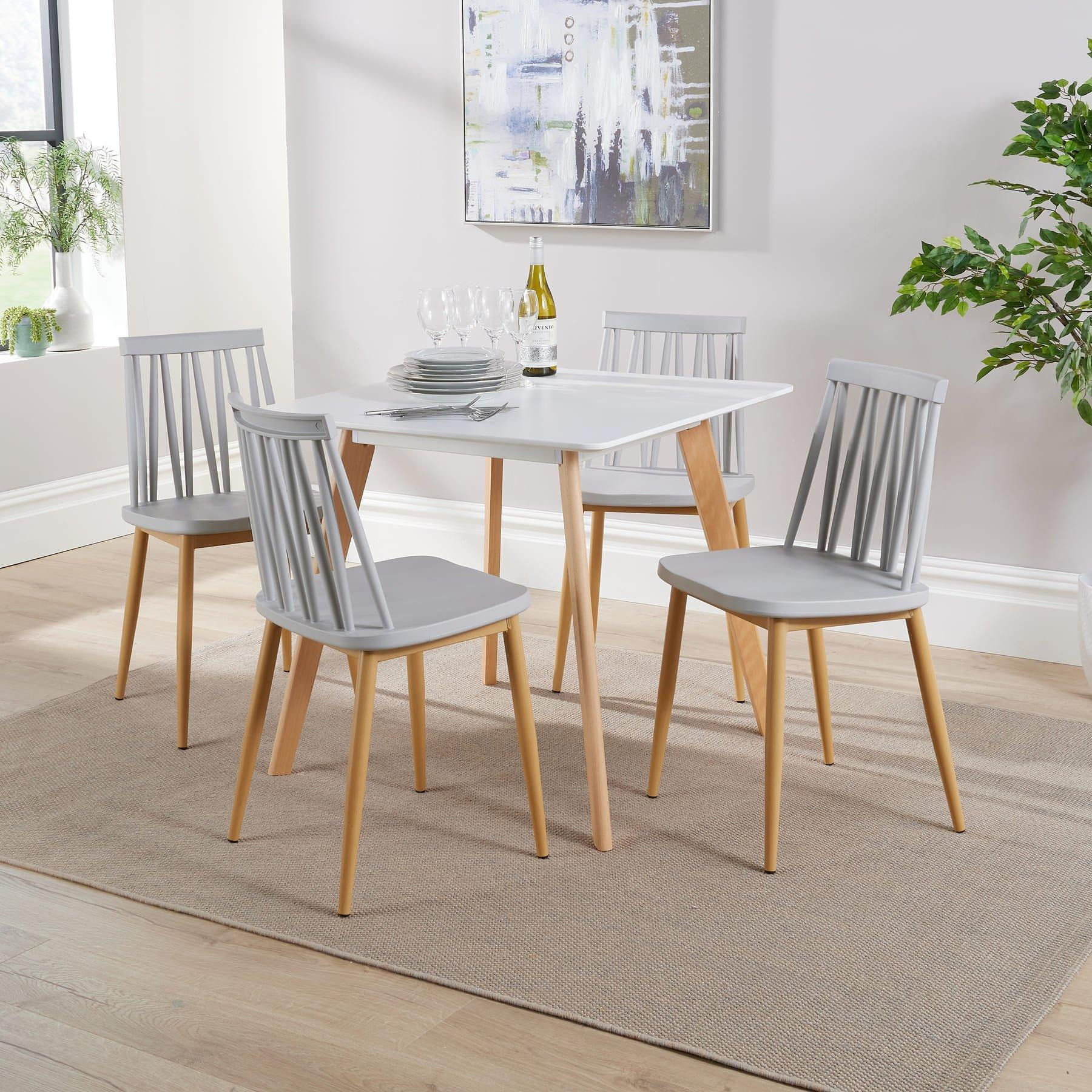 Trinity Table and 4 Lucy Chairs Dining Set - image 1