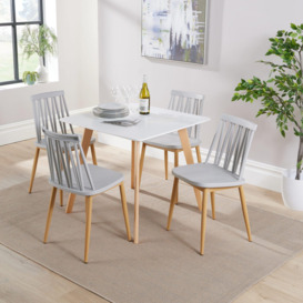 Trinity Table and 4 Lucy Chairs Dining Set - thumbnail 2