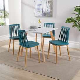 Trinity Table and 4 Chairs Dining Set