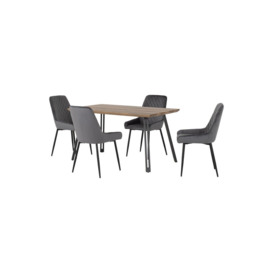 Quebec Straight Edge Dining Set with Avery Chairs - thumbnail 1