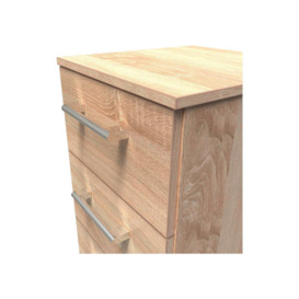 Cornwall 3 Drawer Bedside Cabinet (Ready Assembled) - thumbnail 3