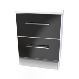 Gloucester 2 Drawer Bedside Cabinet (Ready Assembled) - thumbnail 3