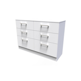 Cornwall 6 Drawer Wide Chest (Ready Assembled) - thumbnail 3