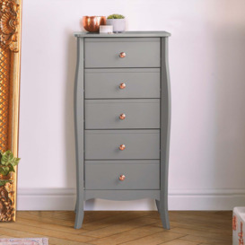 Vintage Style 3 drawer Tall Chest of Drawers - thumbnail 2