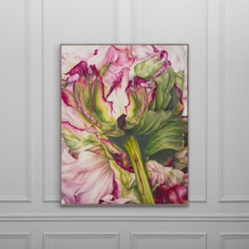 Heligan Fuchsia Framed Canvas