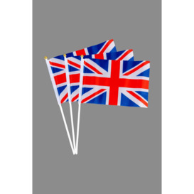 Union Jack Hand Flags pack of 20 King Charles Coronation Waving Flag Royal Street Party Celebrations Sporting Events Pub BBQ Car