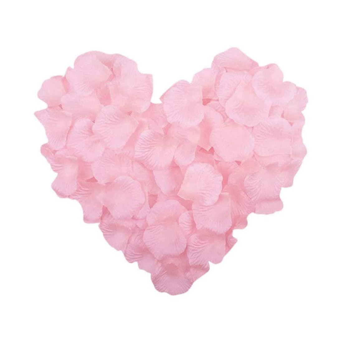 500pcs Light Pink Silk Rose Petals Wedding Mothers Day Wedding Confetti Anniversary Table Decorations - image 1