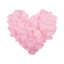 500pcs Light Pink Silk Rose Petals Wedding Mothers Day Wedding Confetti Anniversary Table Decorations - thumbnail 1