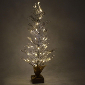 36in Pre-Lit Christmas Tree Indoor Use Battery USB Operated Warm White Light Leafless - thumbnail 3