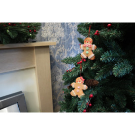 Christmas Tree Hanging Decorations Homes Decorated with Cup Cake Candy Santa Snowman Teddy Xmas Tree Wall 3pc - thumbnail 2
