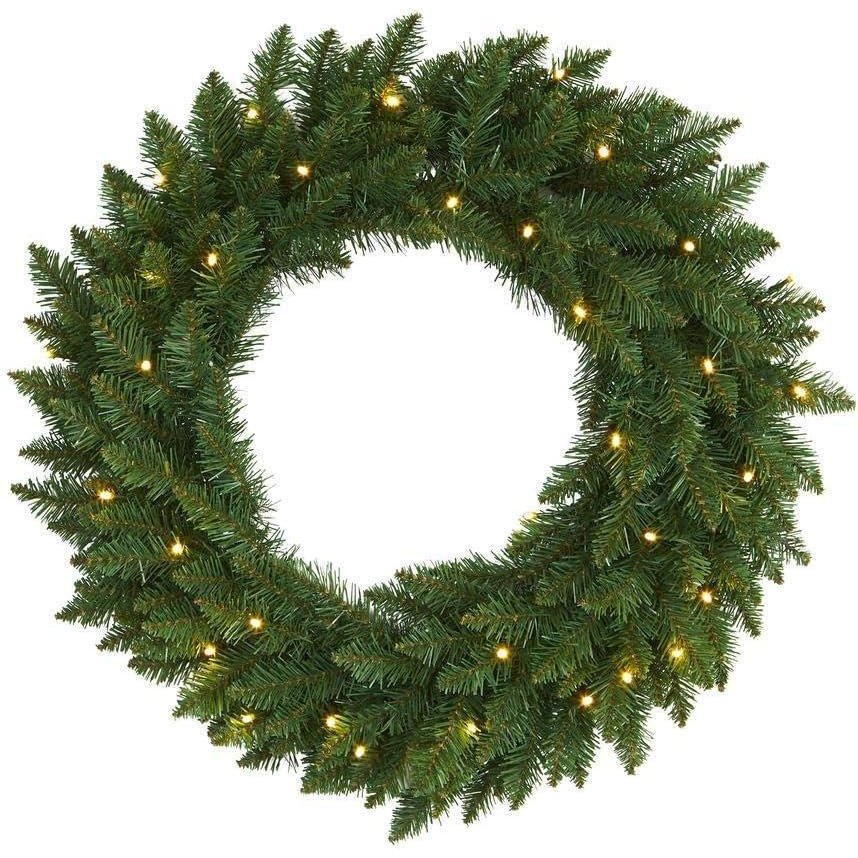 55cm Imperial Pine Green Christmas Wreath - image 1
