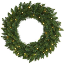 55cm Imperial Pine Green Christmas Wreath - thumbnail 1