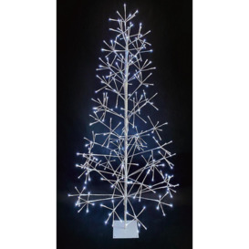 3FT Prelit Twig Christmas Tree White LEDs - thumbnail 2