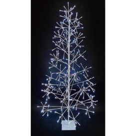 3FT Prelit Twig Christmas Tree White LEDs