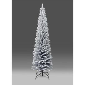 4FT Snow Flocked Pencil Cristmas Tree