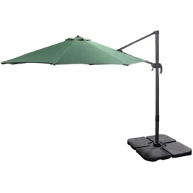 Green parasol round umbrella 195x32x14CM