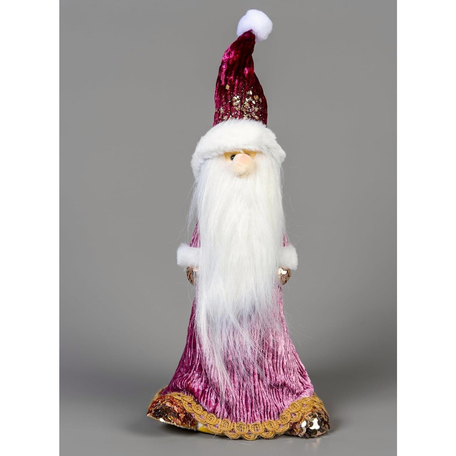 66cm Burgundy Santa - Christmas Figurine - image 1