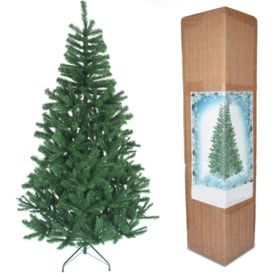 4FT Green Pine Christmas Tree with classic pine tips - thumbnail 1