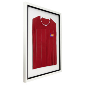 Standard Mounted Sports Shirt Display Frame with White Frame and Black Inner Frame 60 x 80cm - thumbnail 3
