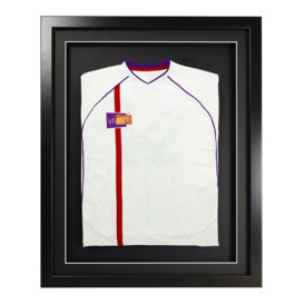 3D Mounted Sports Shirt Display Frame with Black Frame and Black Mount  40 x 50cm