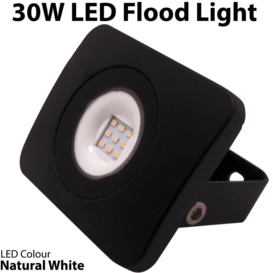 PREMIUM Slim Outdoor 30W LED Floodlight Bright Security IP65 Waterproof Light - thumbnail 2