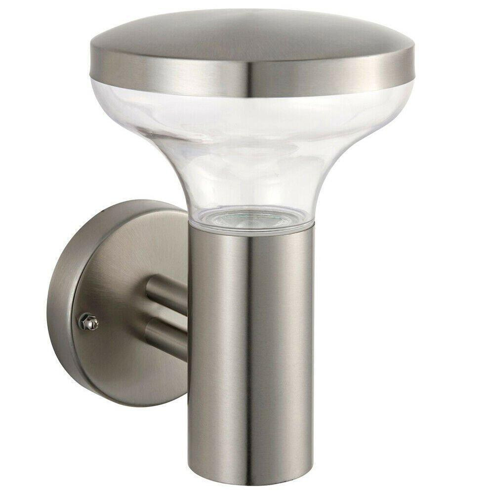 IP44 Outdoor LED Lamp Stainless Steel Wall Light Modern Porch Vase Cool White - image 1