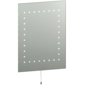 2 PACK IP44 LED Bathroom Mirror 50cm x 39cm Vanity Wall Light Energy Efficient - thumbnail 2