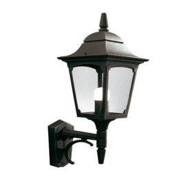 Outdoor IP44 Wall Light Sconce Black LED E27 100W Bulb External d00305
