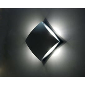 Outdoor IP54 Wall Light Sconce Graphite Finish LED 11W Bulb Outside External - thumbnail 2