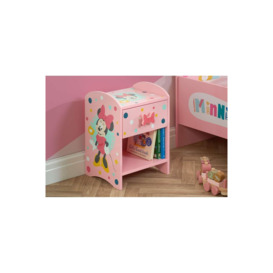 Official Disney Minnie Mouse Bedside Table Childrens Cabinet