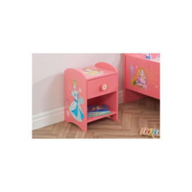 Official Disney Princess Bedside Table Childrens Cabinet