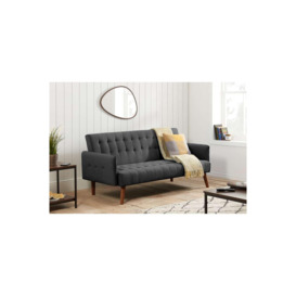 Grey Fabric Sofa Bed Birlea Hudson Bed Settee Contemporary