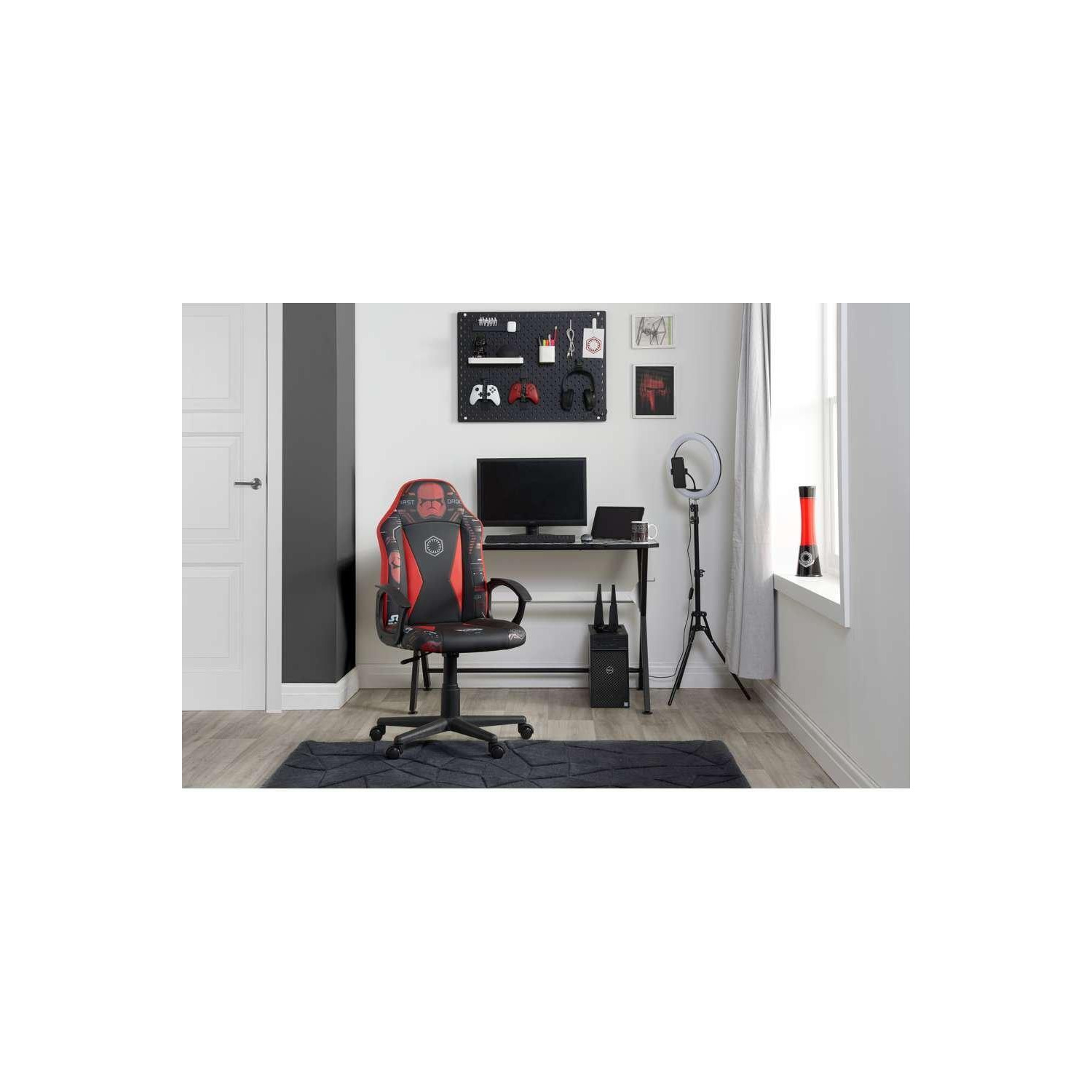 Official Disney Star Wars Stormtrooper Computer Gaming Office Swivel Chair - image 1