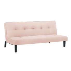 Velvet Sofa Bed Birlea Aurora 3 Seater Settee Modern Fabric
