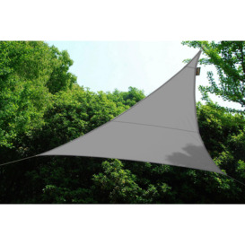2m Triangle Waterproof Patio Sun Shade Canopy 98% UV Block Free Rope - thumbnail 2