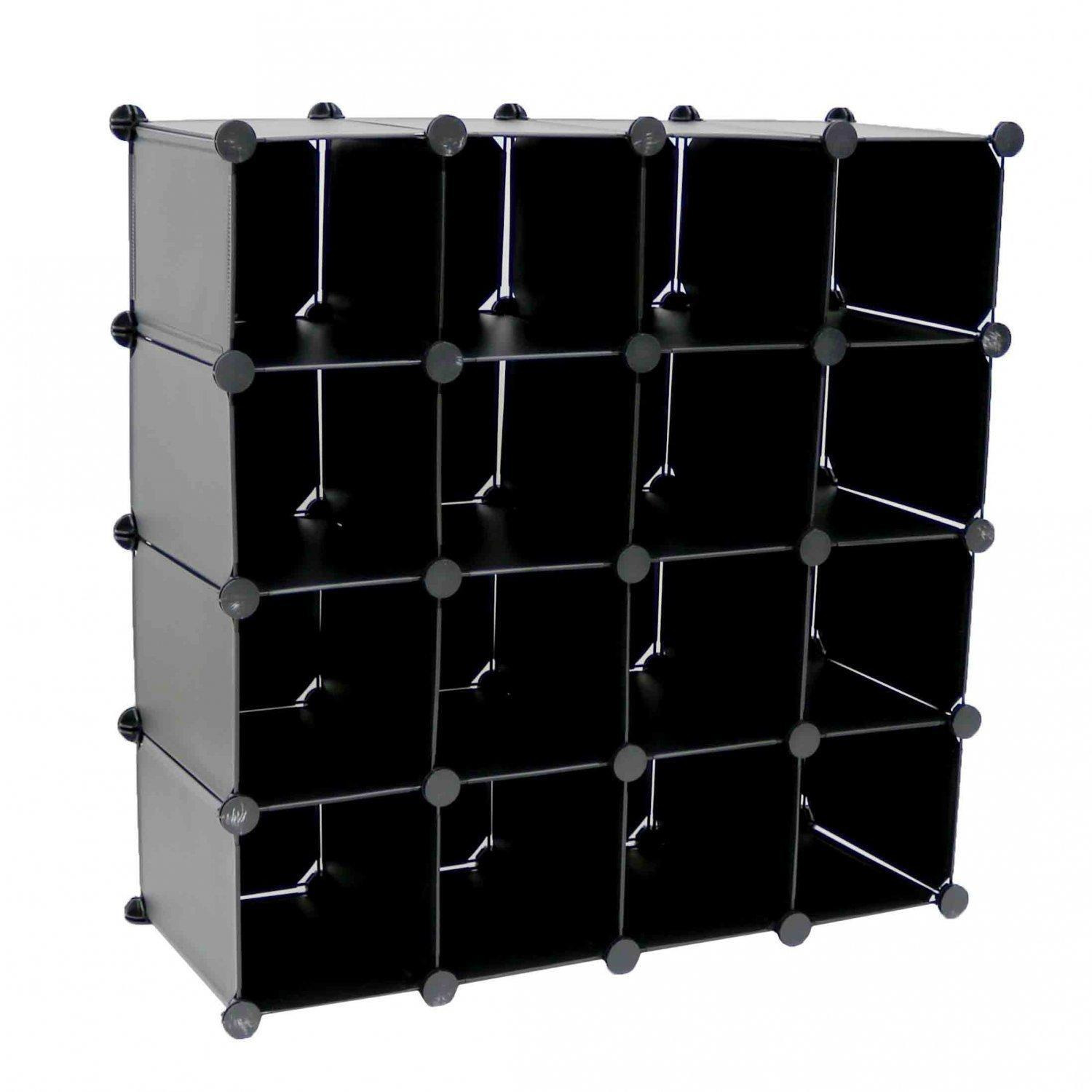 Interlocking 16 Compartment Shoe Organiser Cube - image 1