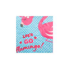 Let's Go Flamingo Hooded Towel Poncho - thumbnail 3