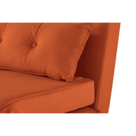 Jola Velvet Foldable Sofa Bed With Pillow 1 Seater - thumbnail 3