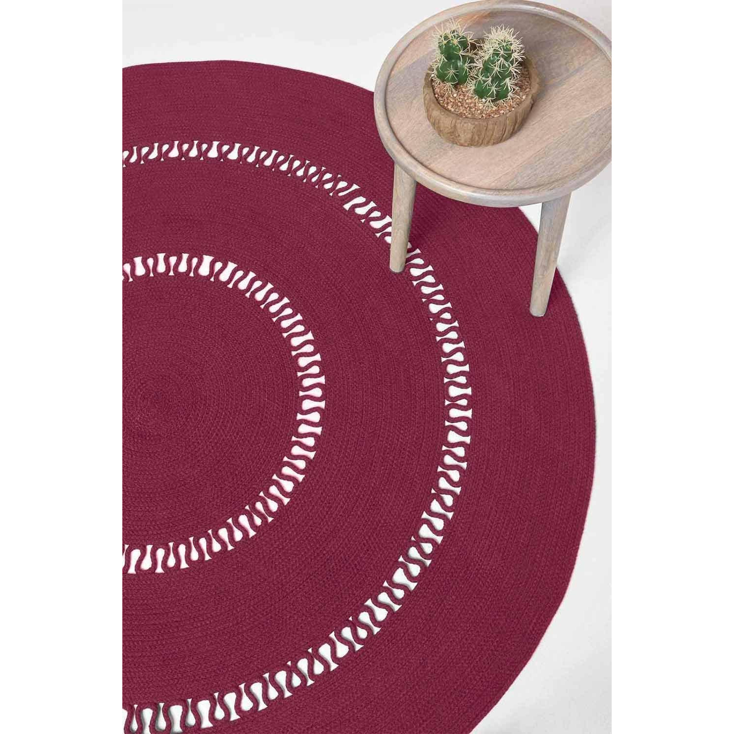 Crochet Braided Round Rug - image 1