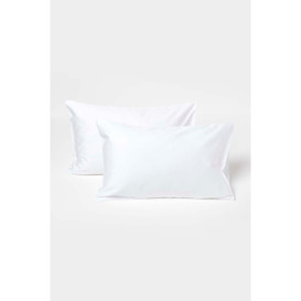 Organic Cotton Kids Pillowcases 40 x 60 cm 400 Thread Count, 2 Pack