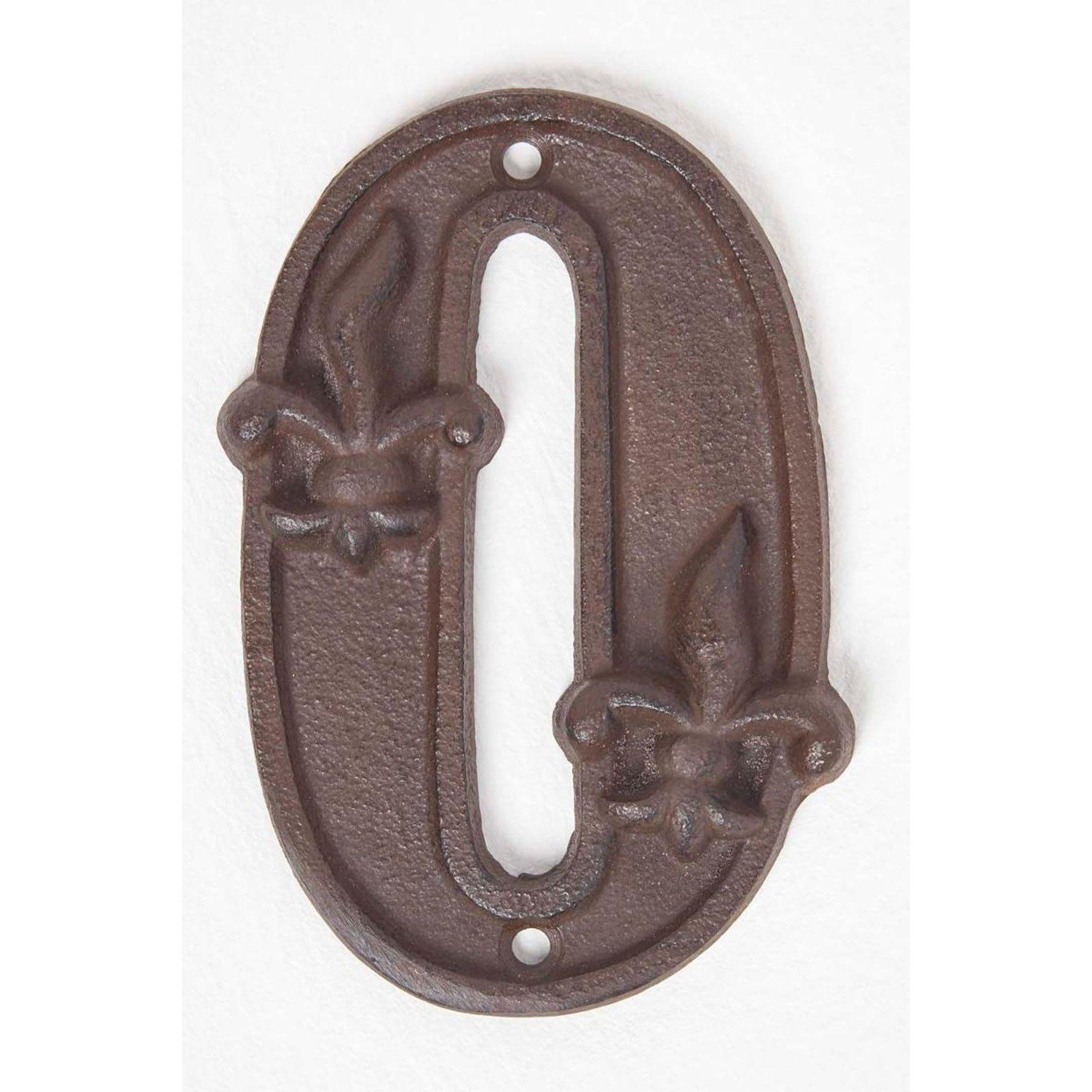 Cast Iron House number, 0 - image 1