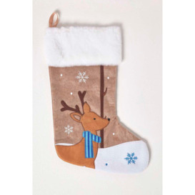 Reindeer Christmas Stocking - thumbnail 1