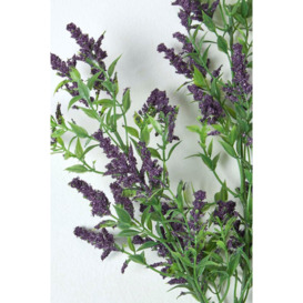 Purple Lavender Spray Single Stem 69 cm - thumbnail 3