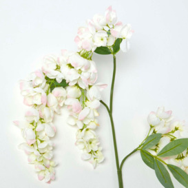 Cream Wisteria Flower Single Stem 92 cm - thumbnail 3