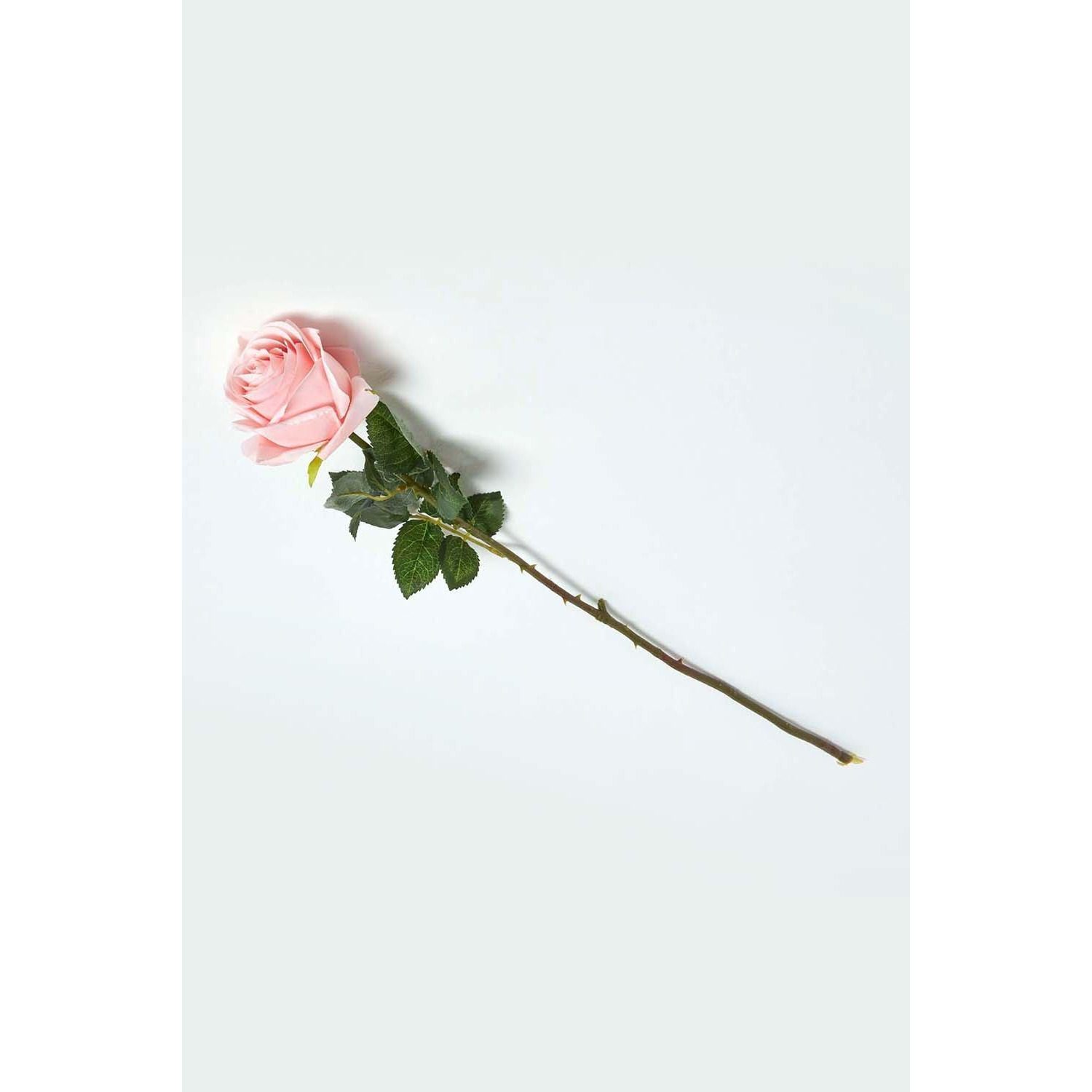 Pink Rose Single Stem 62 cm - image 1